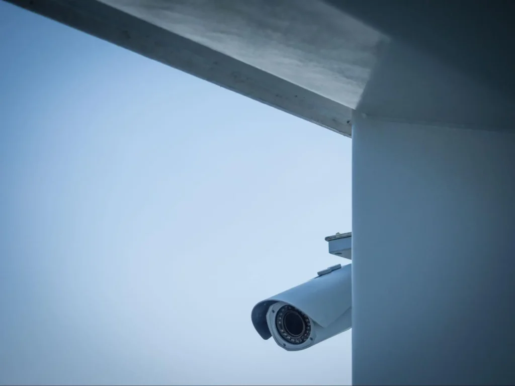 Professional Security Camera Surveillance Services in Los Angeles | American Security Force Outdoor security camera surveillance system installed on building exterior by American Security Force in Los Angeles